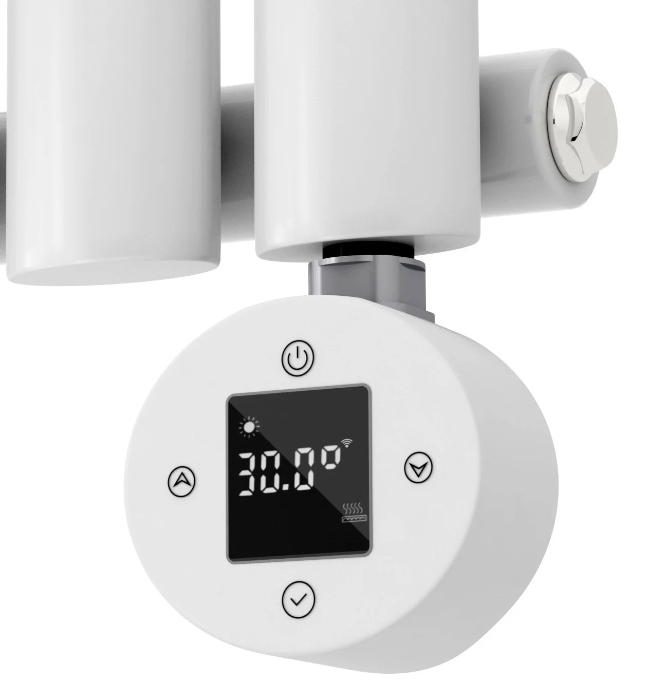 Radiateur électrique vertical blanc avec miroir 1200W NeoTherm