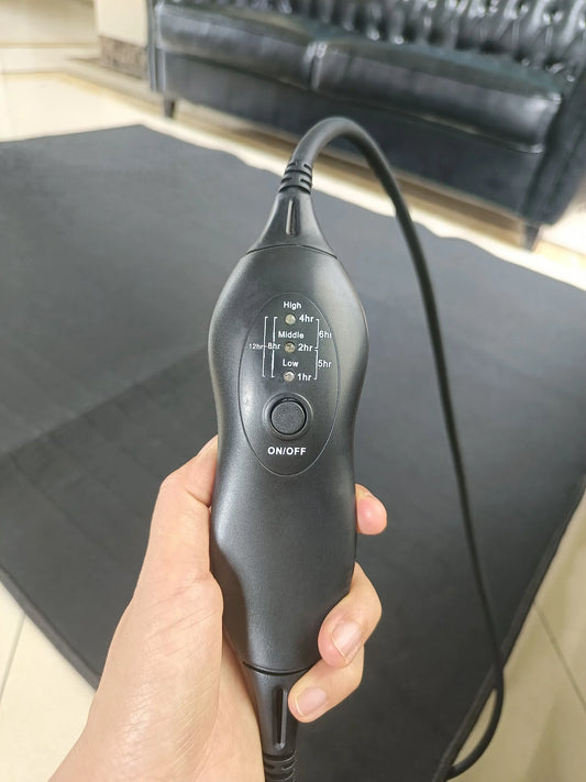 Chauffage de tapis 180 x 200 avec contrôleur et fonction minuterie