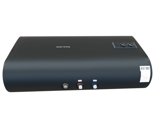 Chauffe-eau électrique horizontal dual QH de 80 litres avec commande numérique