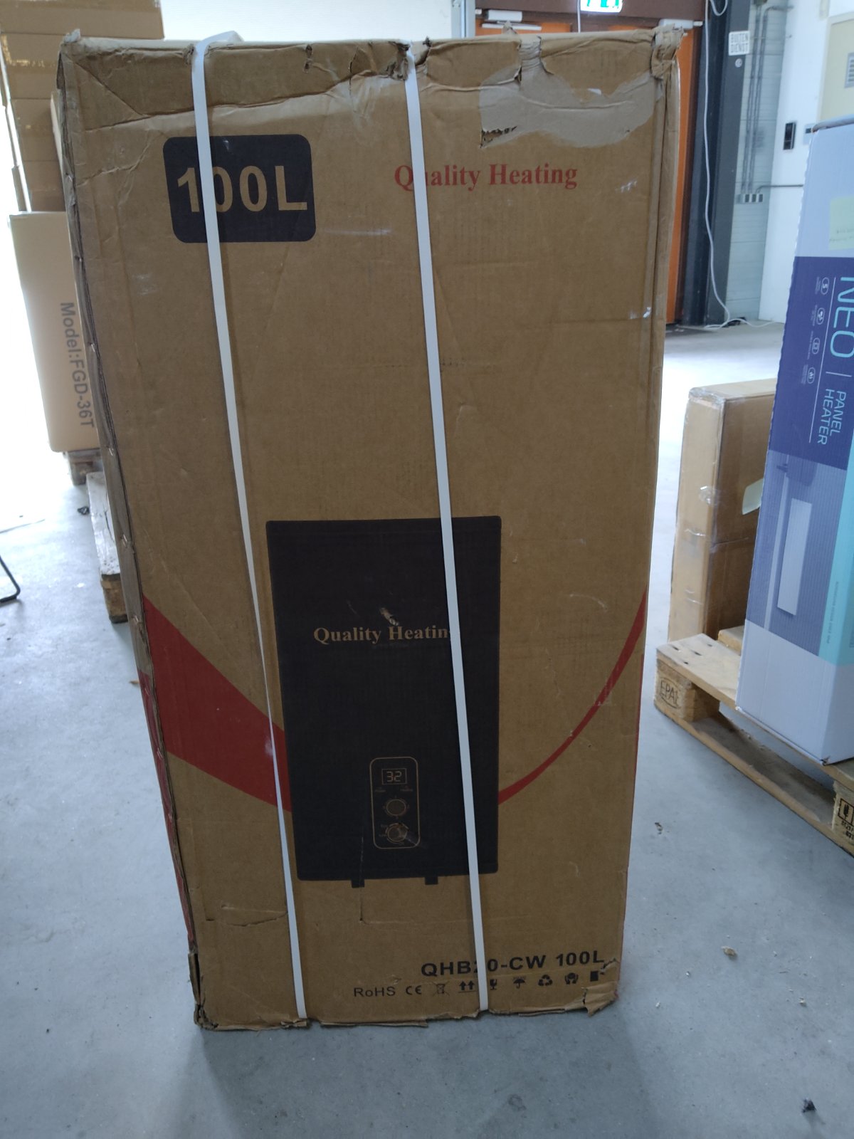 Tweedekans - 100 Liter QH dual elektrische boiler met mechanische bediening - Default