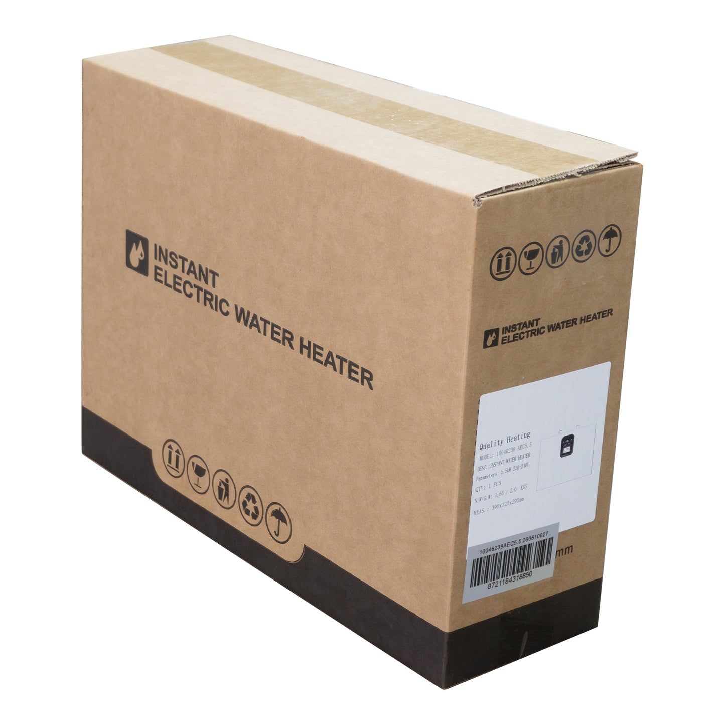 Doorstroomboiler 5,5kw Mini Quality Heating