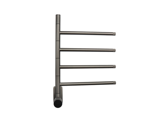 Radiateur sèche-serviettes électrique aspect métal avec thermostat