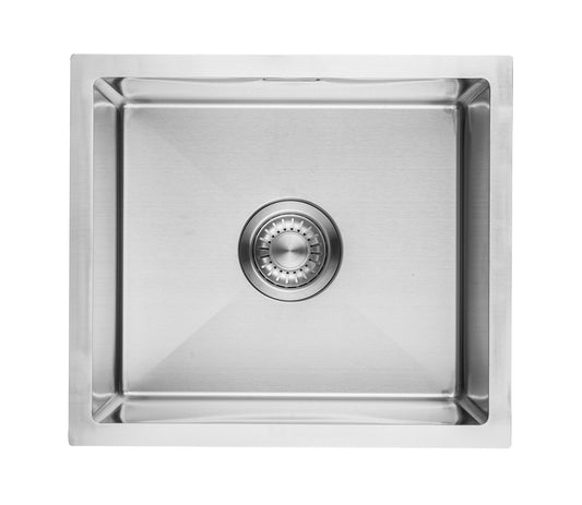 Évier Nurion inox 44,5 x 34,5 – Évier de cuisine - Éviers de cuisine – Bac de cuisine - sans trou pour robinet