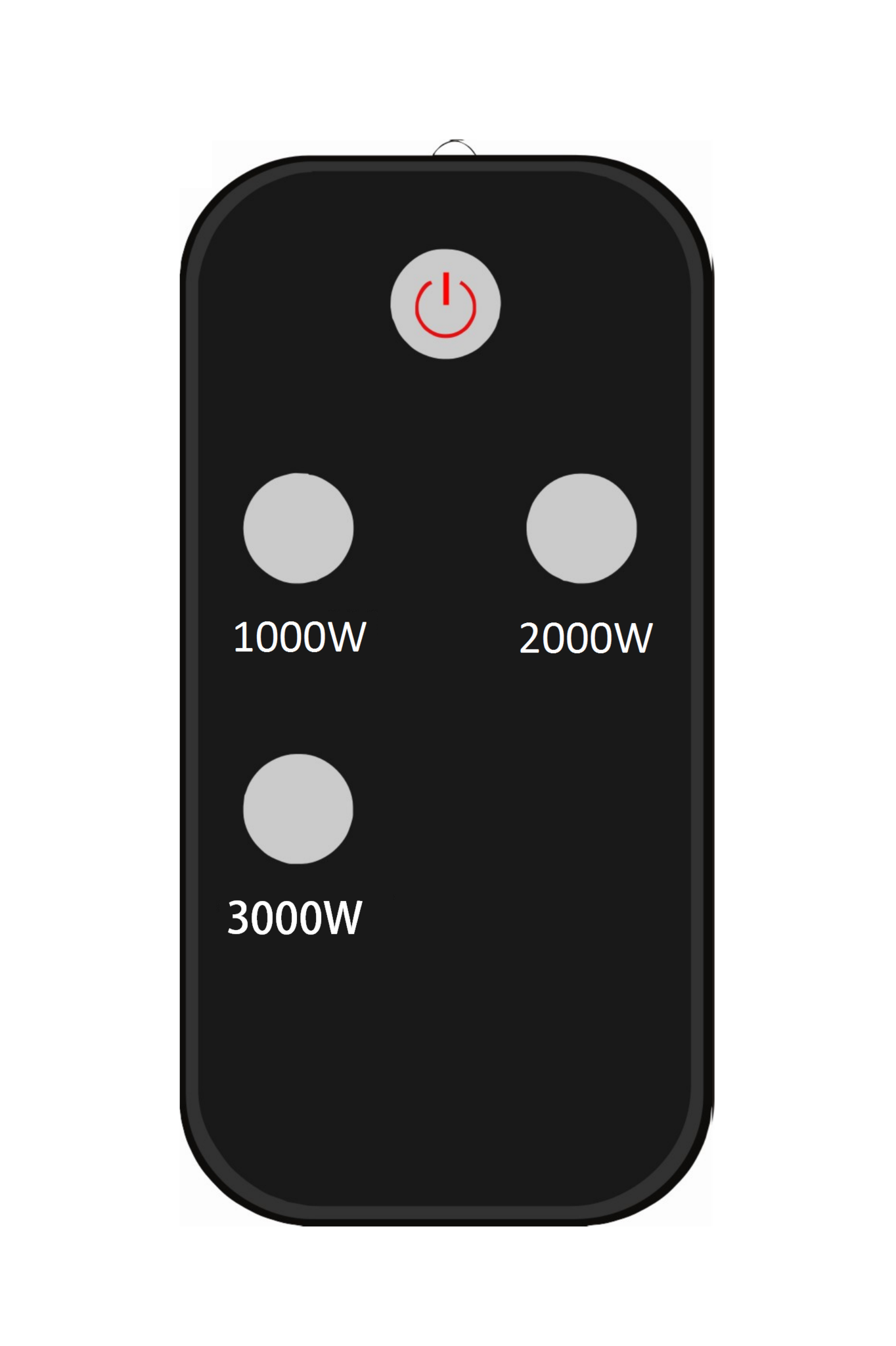 QH-TH Chauffage infrarouge Golden 2000 W et 3000 W avec télécommande