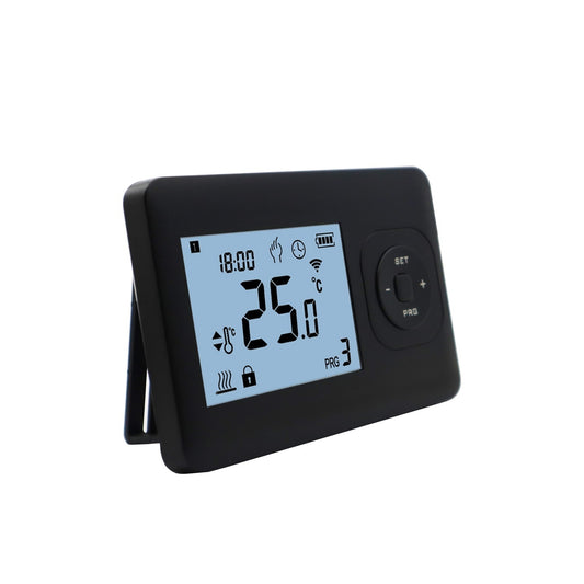 QH Wifi Basic thermostat programmable sans fil noir
