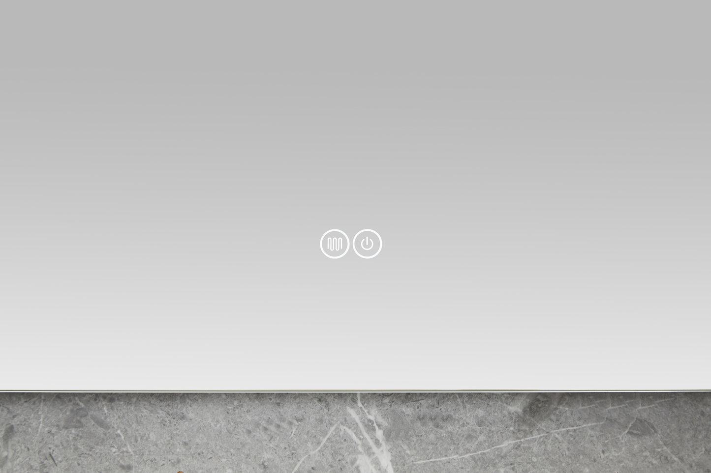 Spiegel 60 x 120 cm frameloos, inbouw led verlichting en anti condens