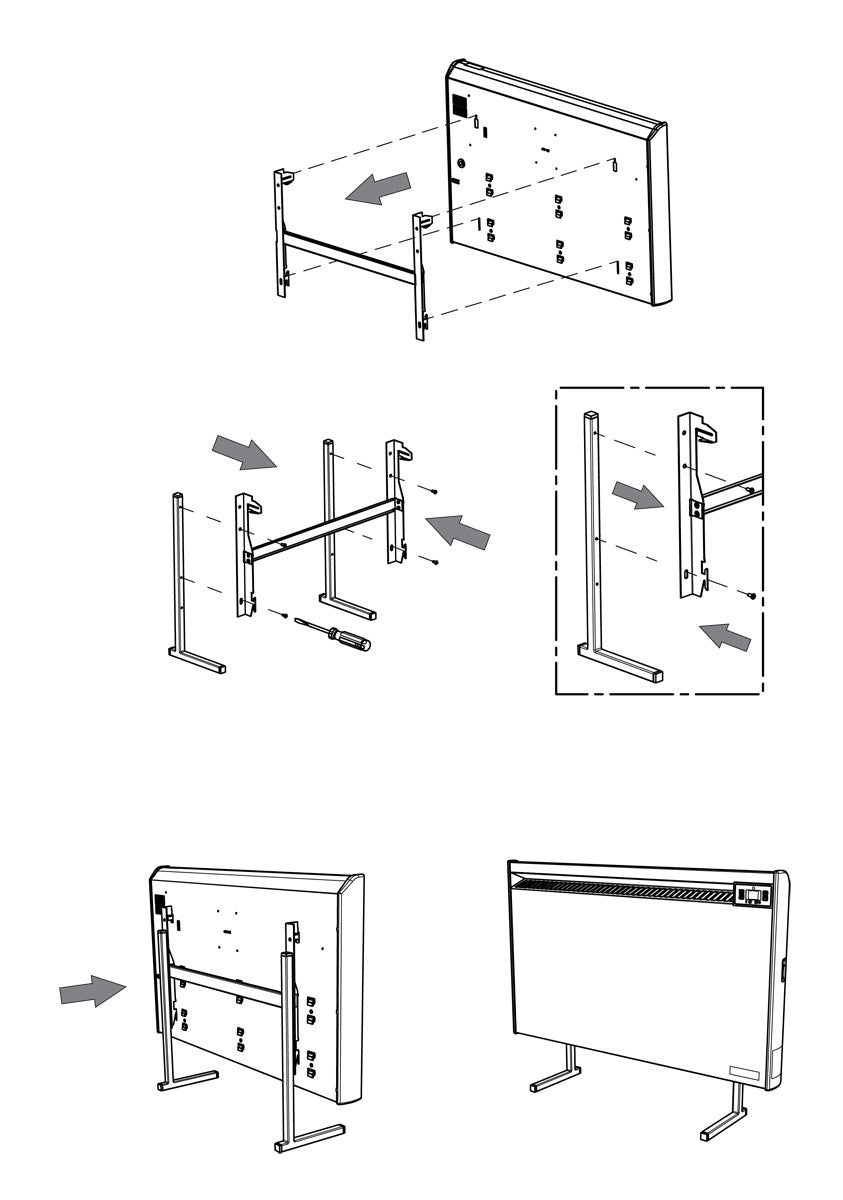Repose-pieds Convecteurs Eldom