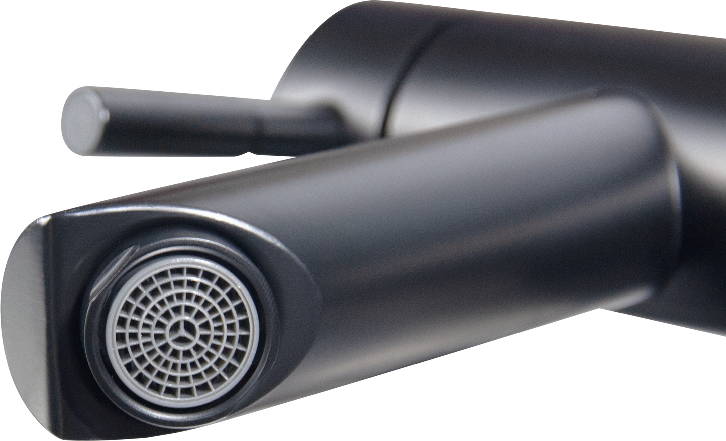 Robinet de lavabo noir mat