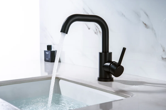 Robinet de lavabo avec bec pivotant à 180 degrés