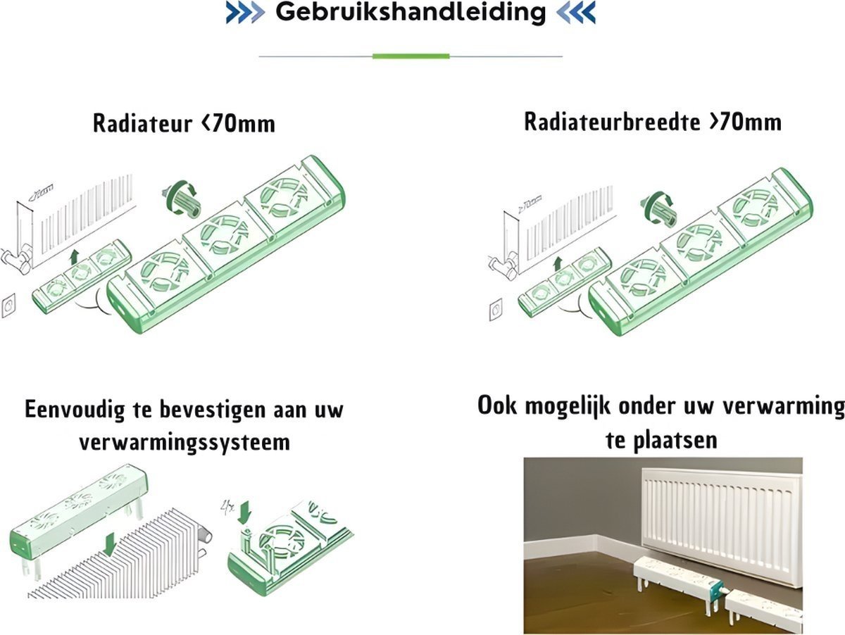 Ventilateur de radiateur QH Booster ensemble simple