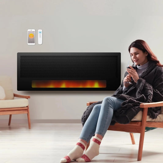 Panneau infrarouge Flamara cheminée LED 2100Watt