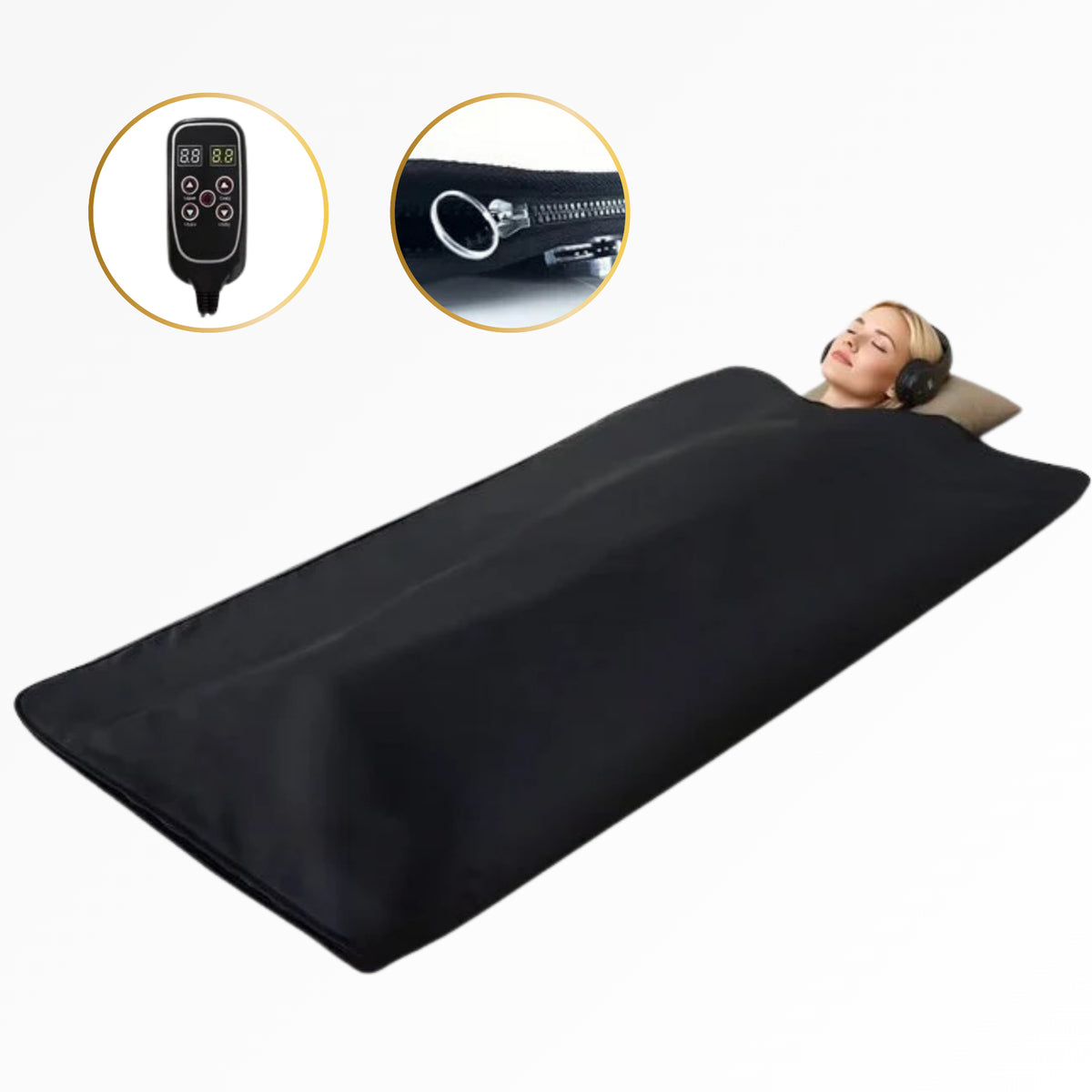 Couverture de sauna infrarouge 660Watt puissance réglable