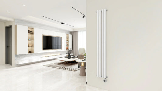 Radiateur électrique vertical blanc Calysta 1000Watt