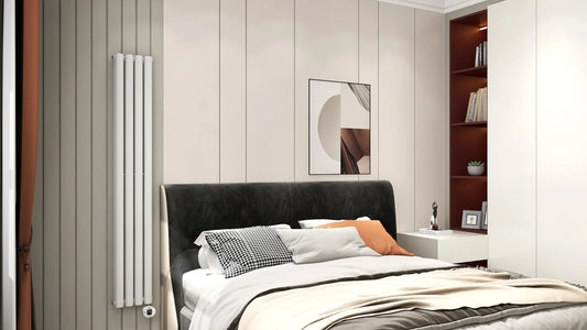 Radiateur électrique vertical blanc Calysta 1000Watt