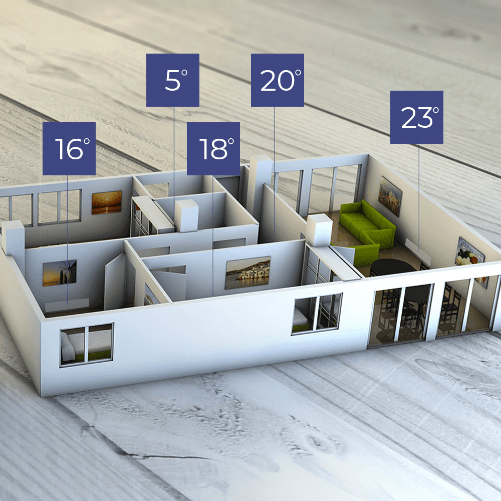 Chauffage électrique Adax neo Wifi noire