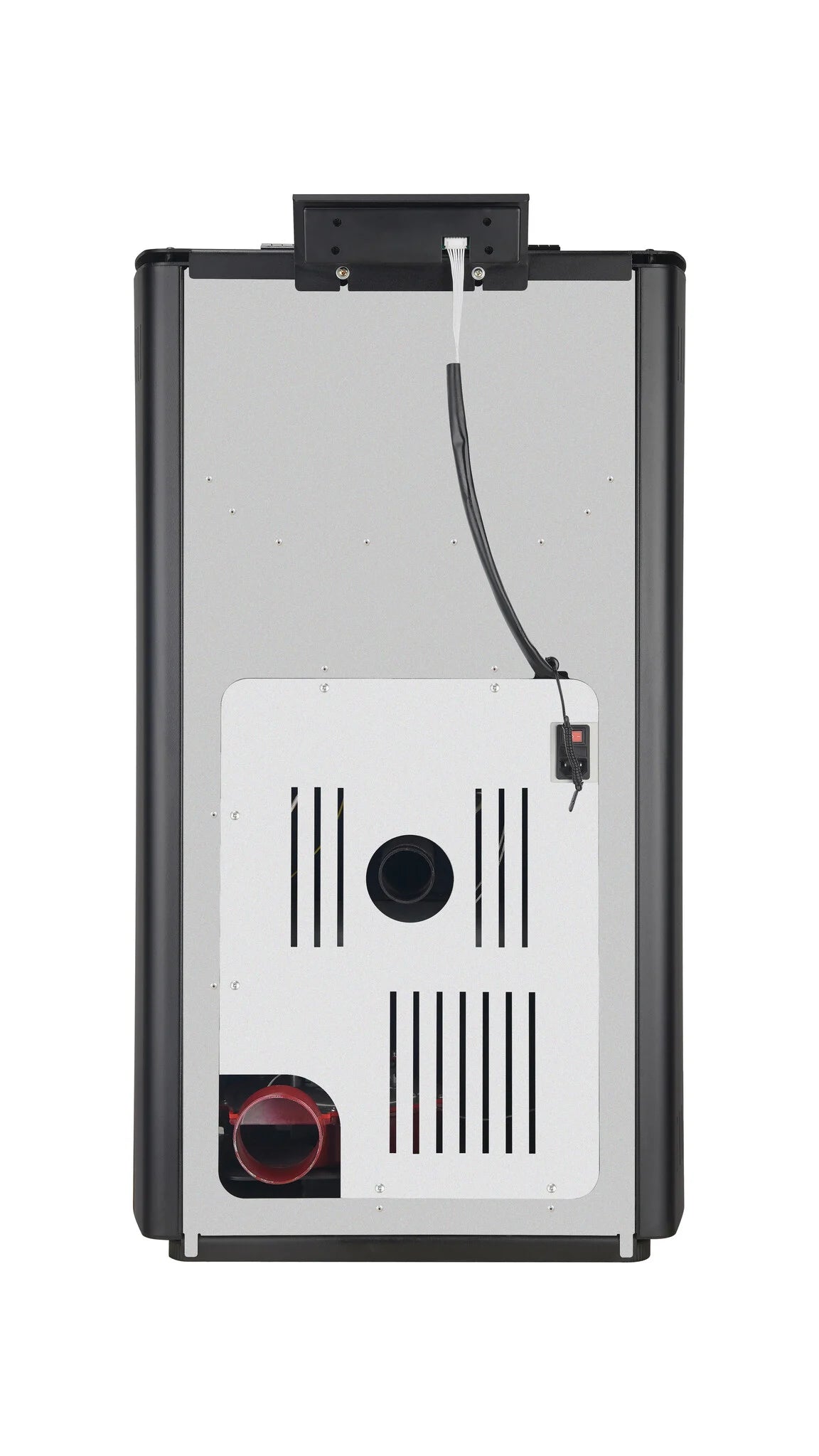 Poêle à granulés - 8.8KW - pour 60-80 m2 - 5 niveaux - minuterie - CR05 Noir