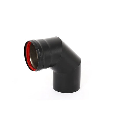 Ensemble de tuyaux de poêle à granulés - √ò 80 mm - acier au carbone - solution complète