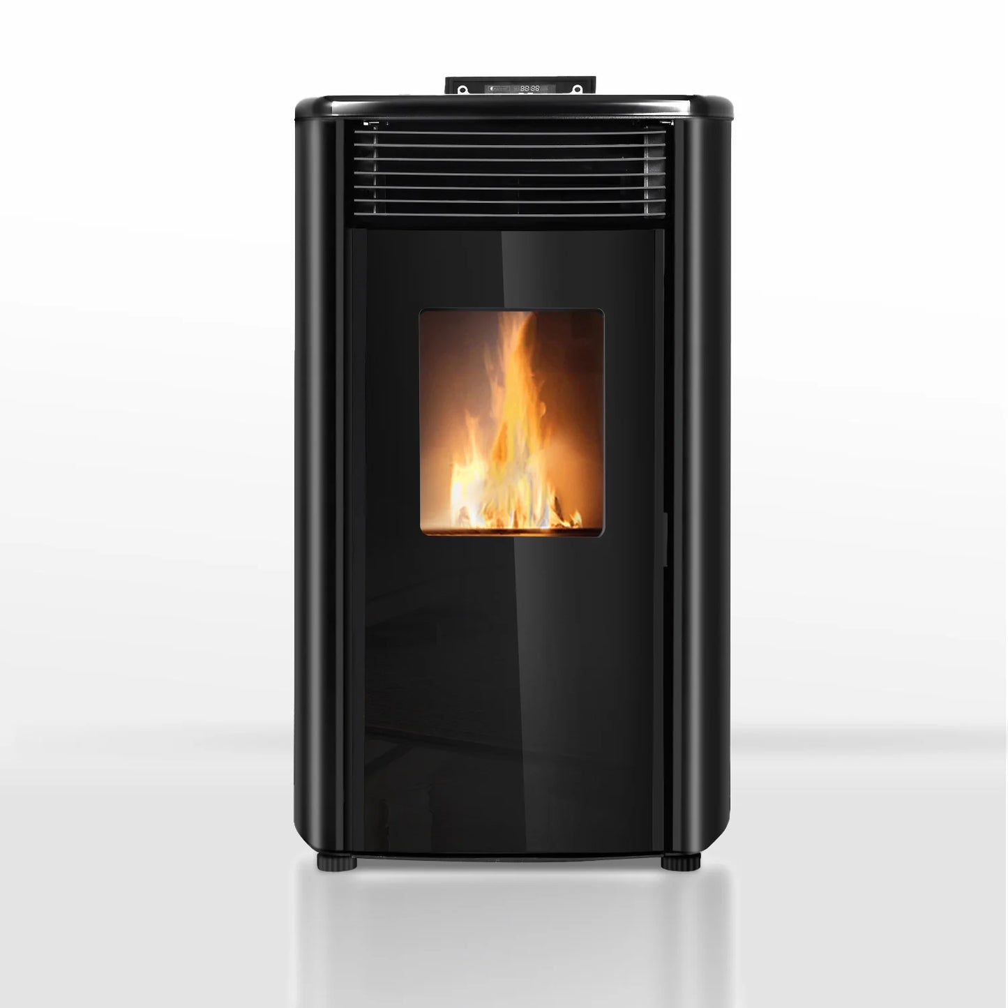 Poêle à granulés - 9,9 kW - pour 80-100 m¬≤ - 5 niveaux - minuterie - CR9 - double porte