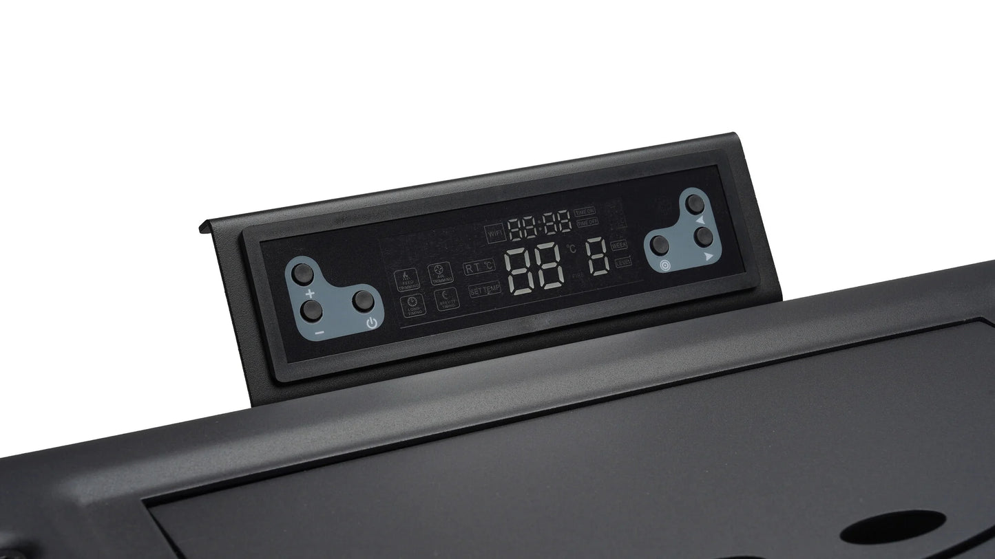 Poêle à granulés - 9,9 kW - pour 80-100 m¬≤ - 5 niveaux - minuterie - CR9 - double porte