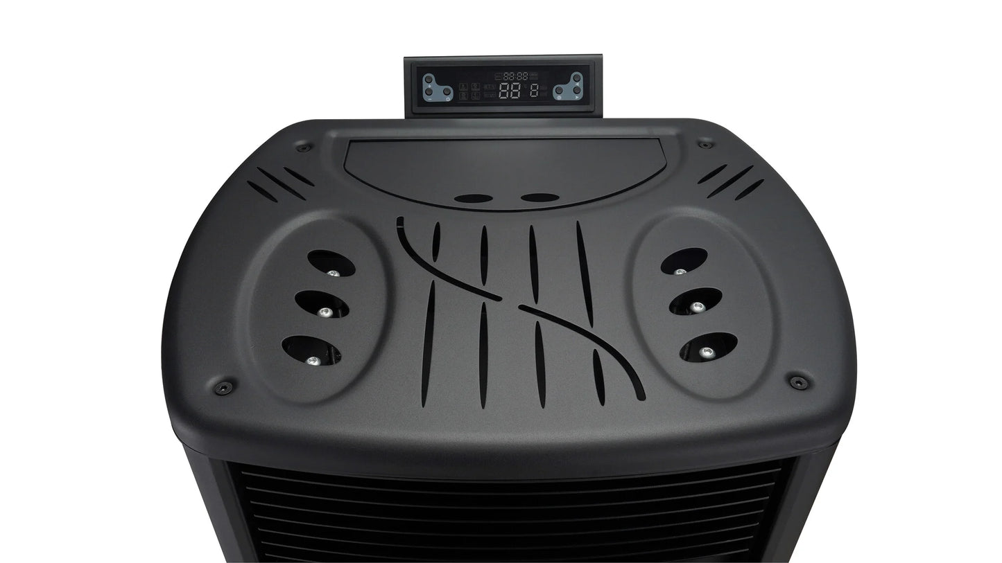 Poêle à granulés - 9,9 kW - pour 80-100 m¬≤ - 5 niveaux - minuterie - CR9 - double porte