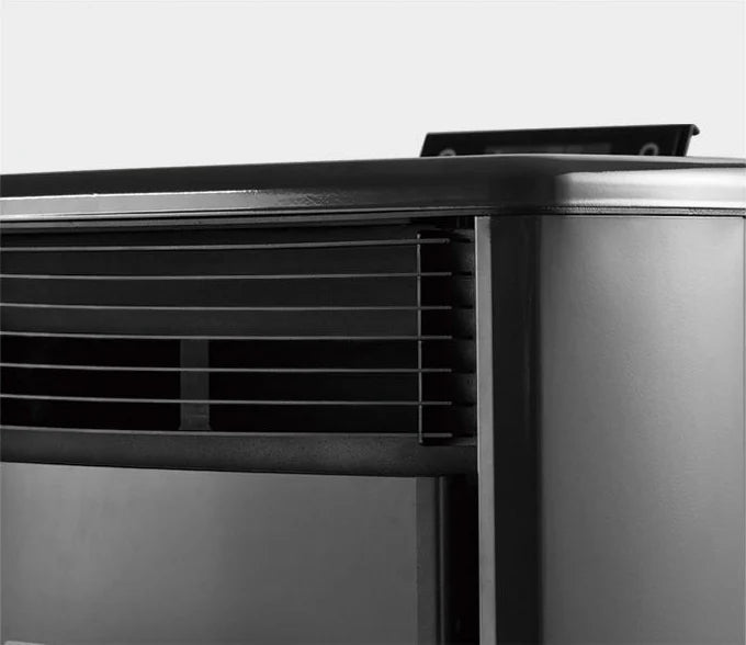 Poêle à granulés - 9,9 kW - pour 80-100 m¬≤ - 5 niveaux - minuterie - CR9 - double porte