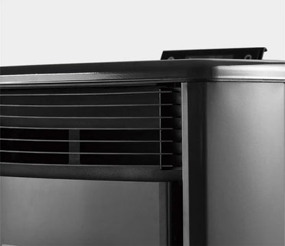 Poêle à granulés - 9,9 kW - pour 80-100 m¬≤ - 5 niveaux - minuterie - CR9 - double porte