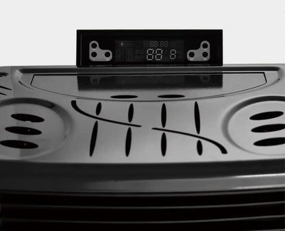 Poêle à granulés - 9,9 kW - pour 80-100 m¬≤ - 5 niveaux - minuterie - CR9 - double porte