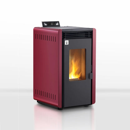 Poêle à granulés - 6kW - pour 40-60 m¬≤ - 5 niveaux - minuterie - CR10-2