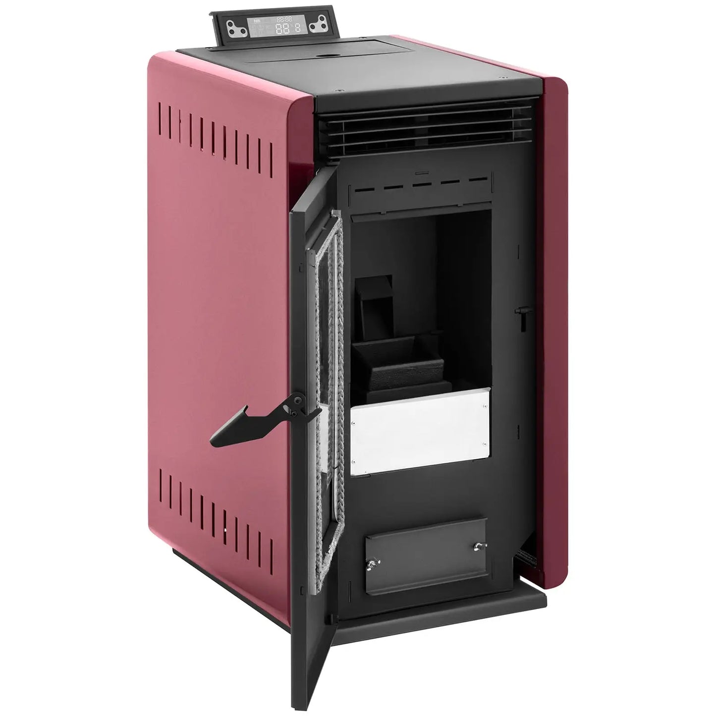 Poêle à granulés - 6kW - pour 40-60 m¬≤ - 5 niveaux - minuterie - CR10-2