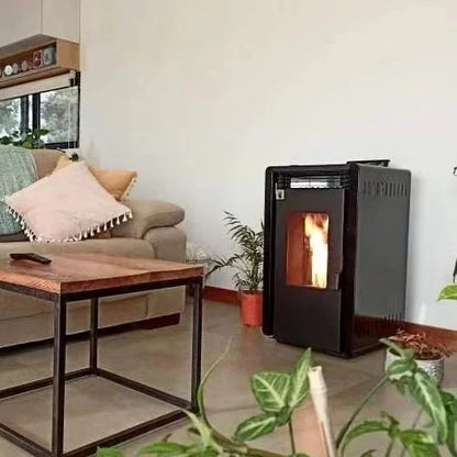 Poêle à granulés - 6kW - pour 40-60 m¬≤ - 5 niveaux - minuterie - CR10-2