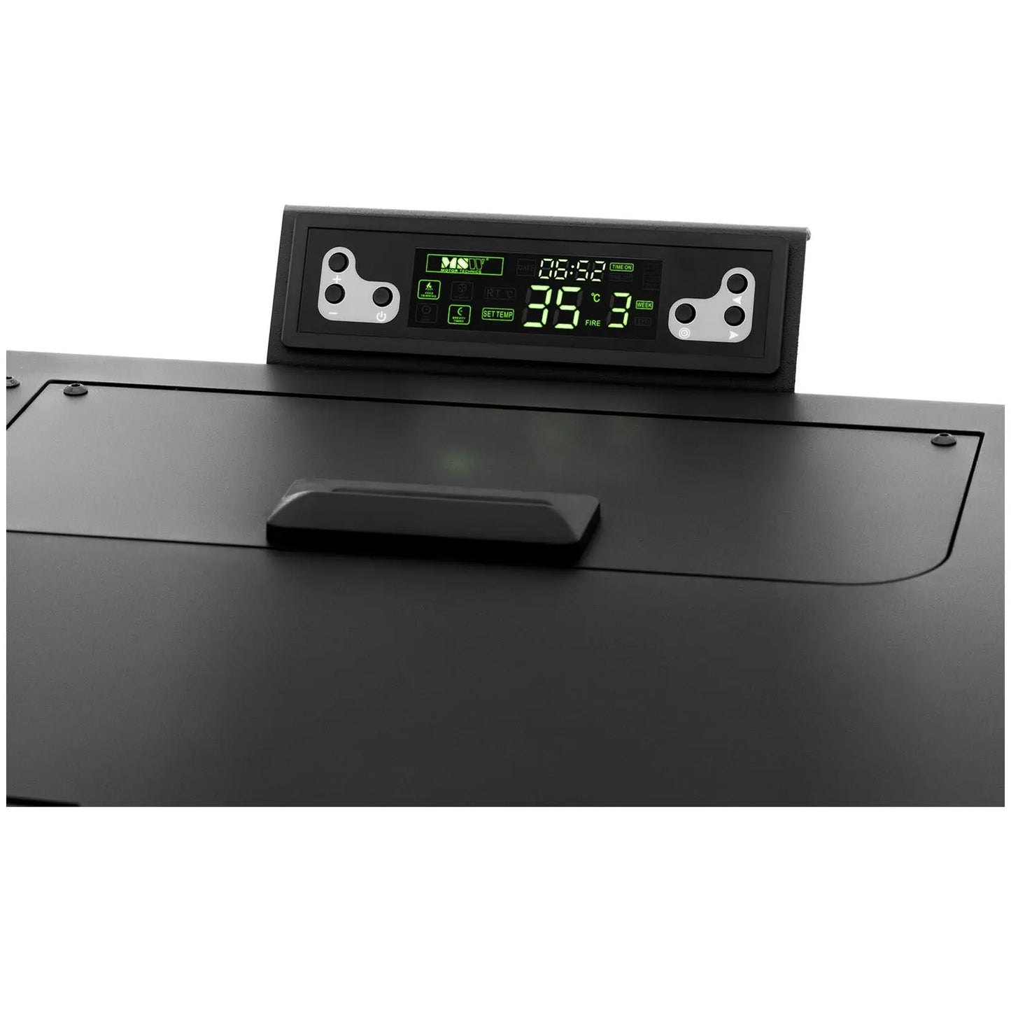 Poêle à granulés - 13.1kW - pour 80-100 m2 - 5 niveaux - minuterie - CR04 Noir