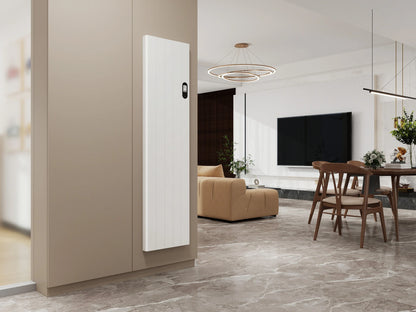 Chauffage de qualité radiateur vertical Civetta blanc