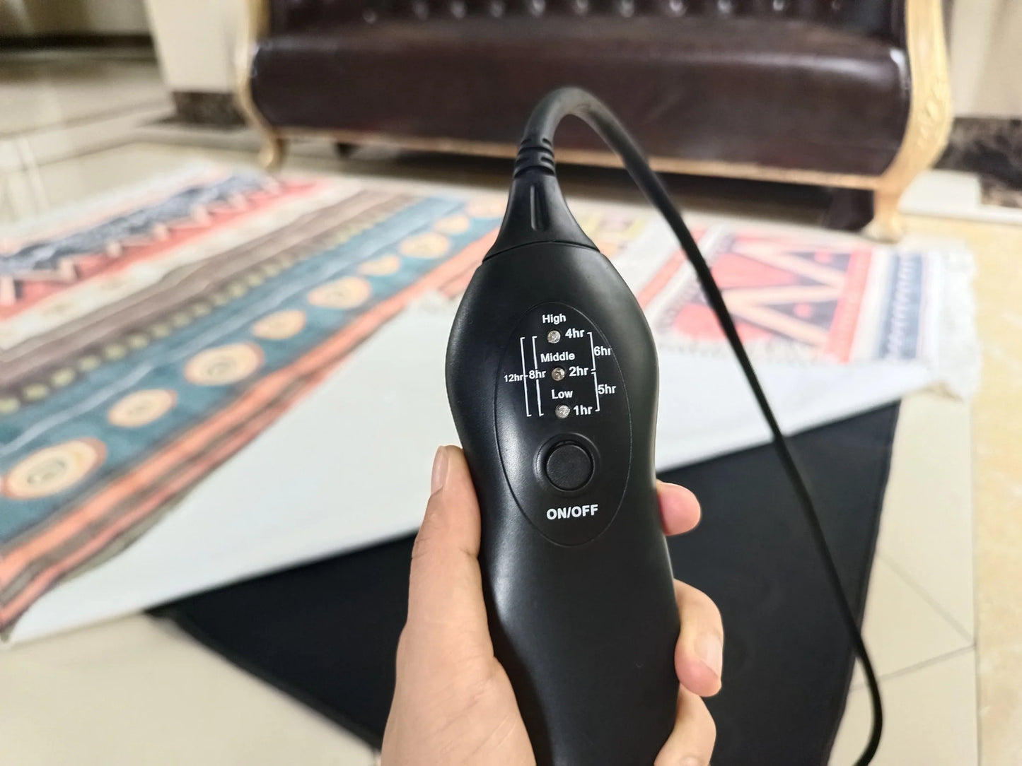 Karpetverwarming 140 x 200 met controller 350watt