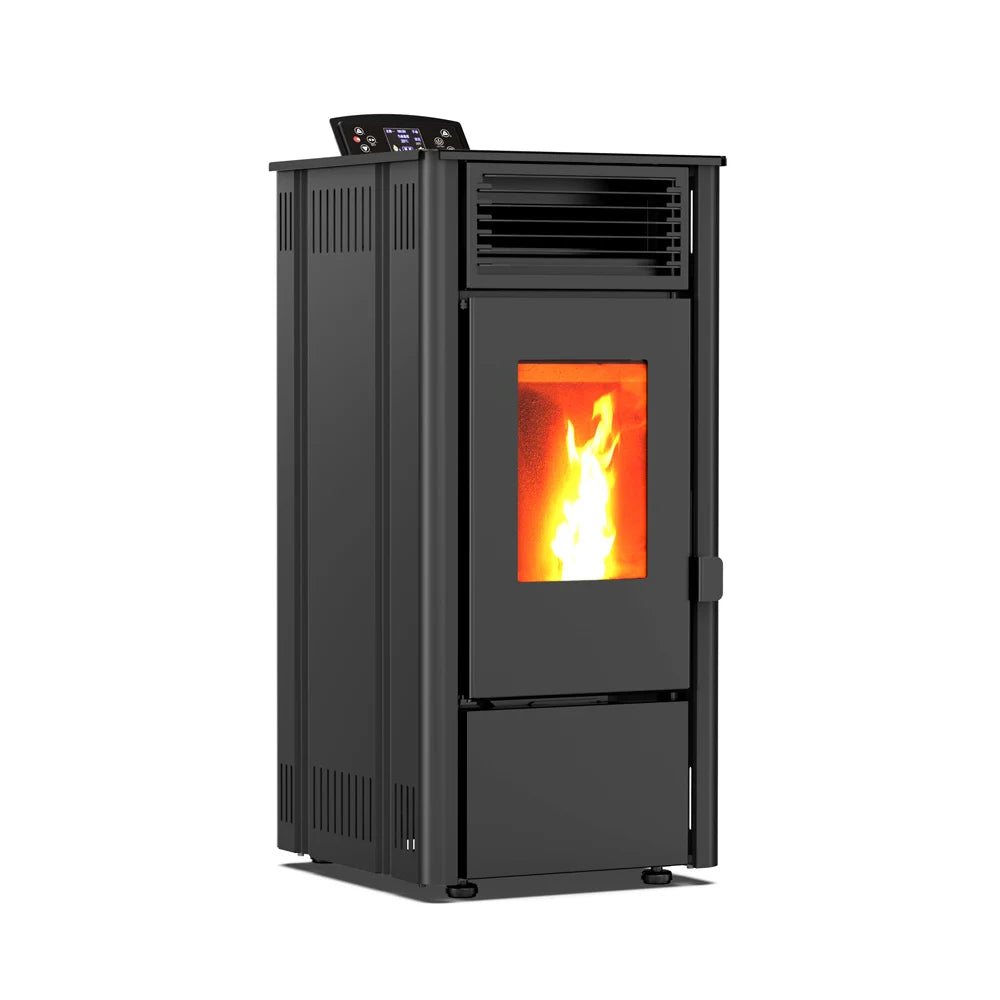 Poêle à granulés 7,7 kW KM0805A noir Quality Heating