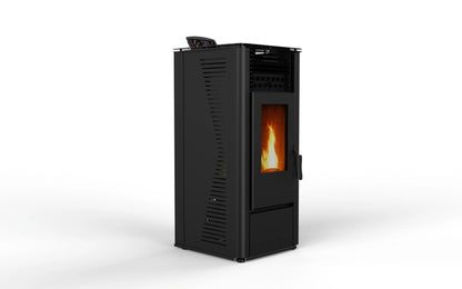 Poêle à granulés - 9,6 kW 80 - 90 m¬≤ - 5 niveaux - minuterie - CR13