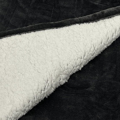 Couverture électrique - Couverture chauffante - 1 personne - 180x150 cm - Polaire - Gris