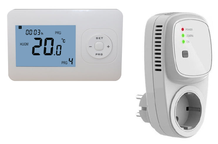 Thermostat blanc QH-Basic avec récepteur enfichable