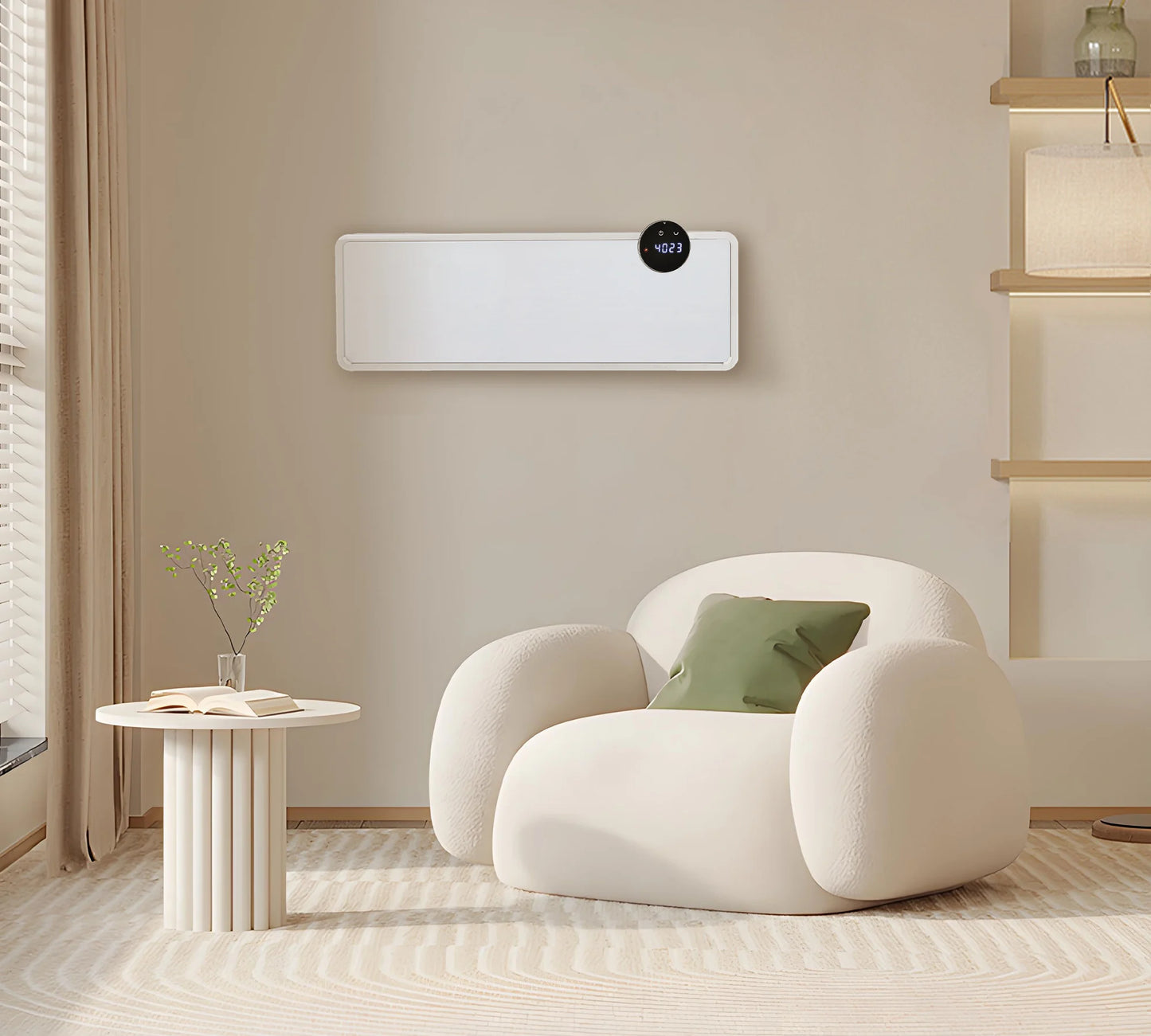 Chauffage mural en céramique AmberHeat avec thermostat Wifi