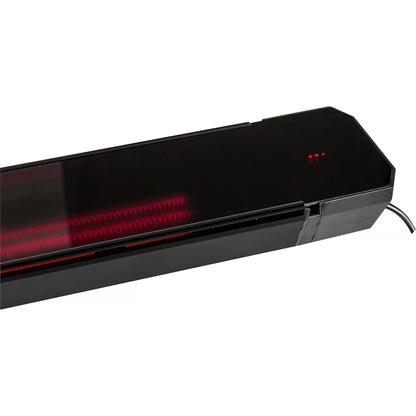 Chauffage de terrasse infrarouge Calore noir réglable 1600 - 2200Watt