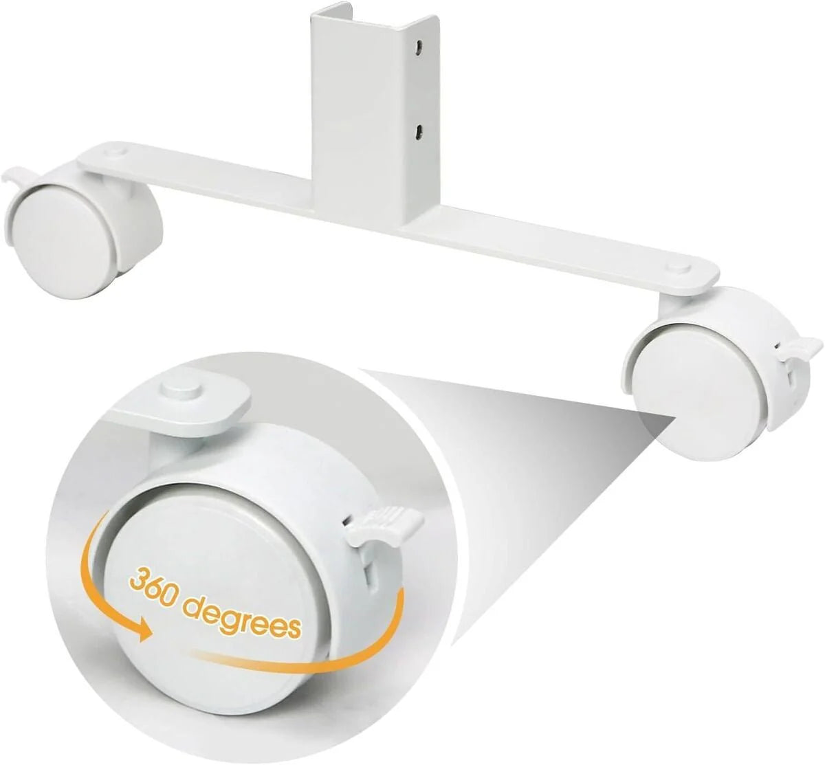 Voetsteun met wielen voor infraroodpanelen