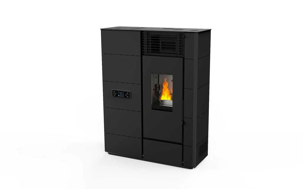 Poêle à granulés 12 kW – 130 m² – A+ – 5 niveaux de puissance – Wi‑Fi – KM1203E