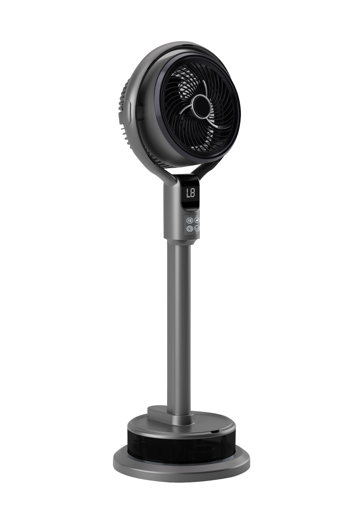 Mistventilator met afstandsbediening, timer en luchtbevochtiger