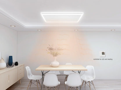 Tweedekans - QH-HL Serie infraroodpaneel met LED verlichting 63 x 128 cm - 840Watt - Default