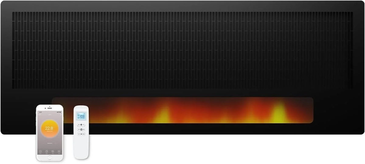 Seconde chance - Flamara Cheminée à panneau infrarouge LED 2100Watt - Default