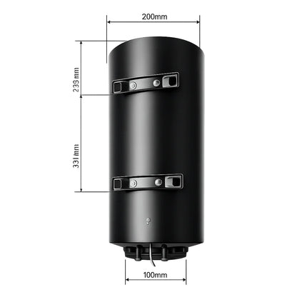 80 Liter QH V2 dual tank elektrische boiler met digitale bediening