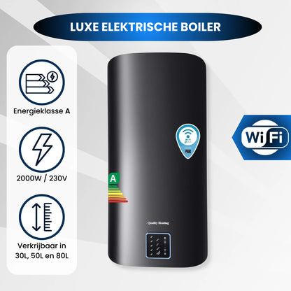 80 Liter Performance QH Wifi dual elektrische boiler met digitale bediening