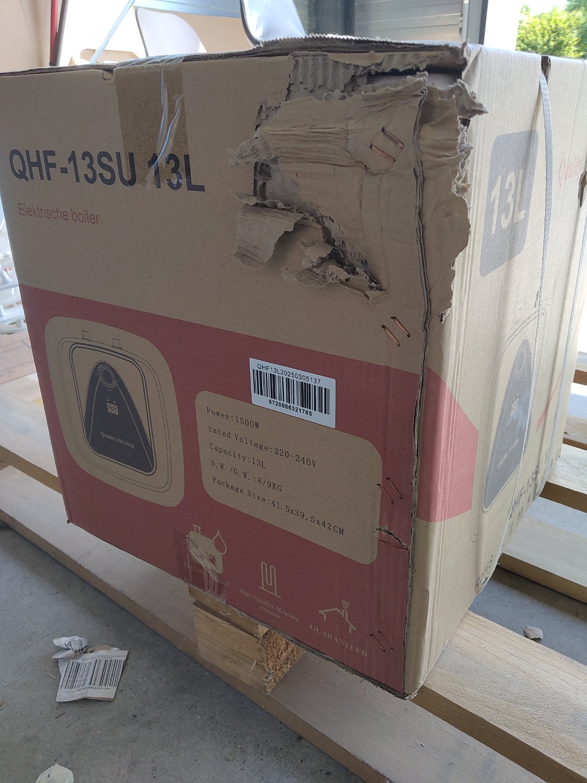 Tweedekans - 13 Liter keukenboiler Extra Life Quality Heating - Default