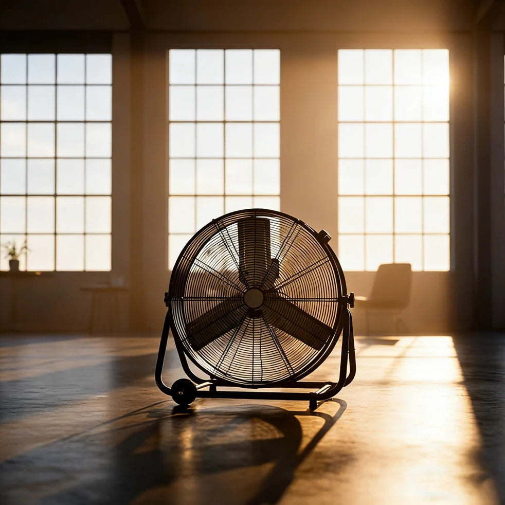 Industriële verrijdbare ventilator 360W – 90 cm