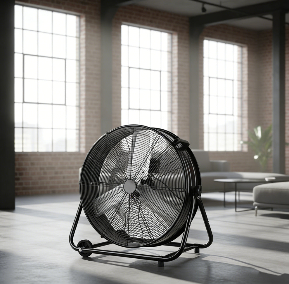 Industriële verrijdbare ventilator 360W – 90 cm