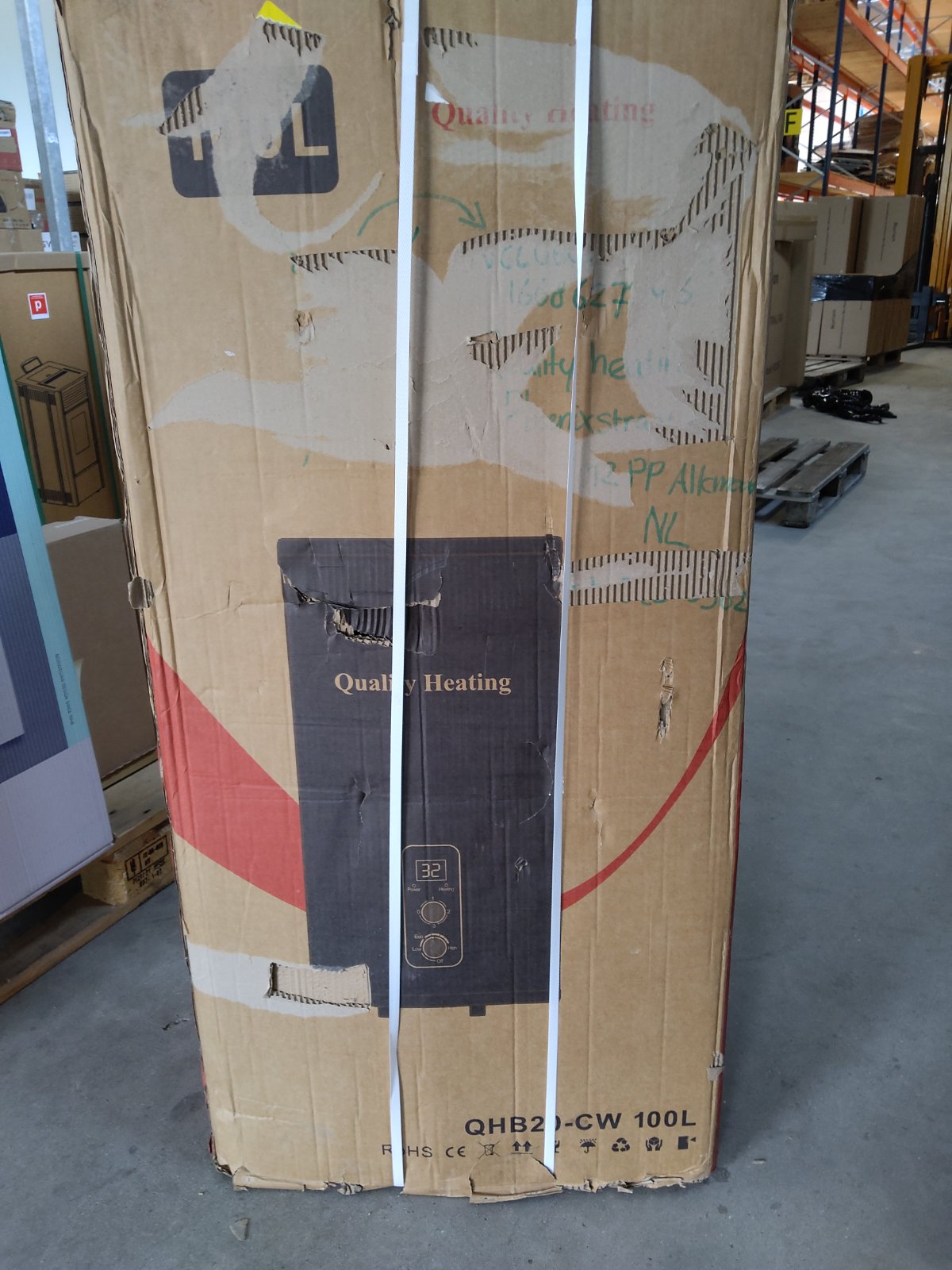 Tweedekans - 100 Liter QH dual elektrische boiler met mechanische bediening - Default